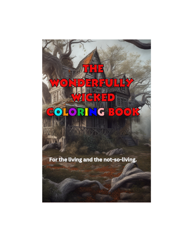 Dark Fantasy Themed Coloring Book