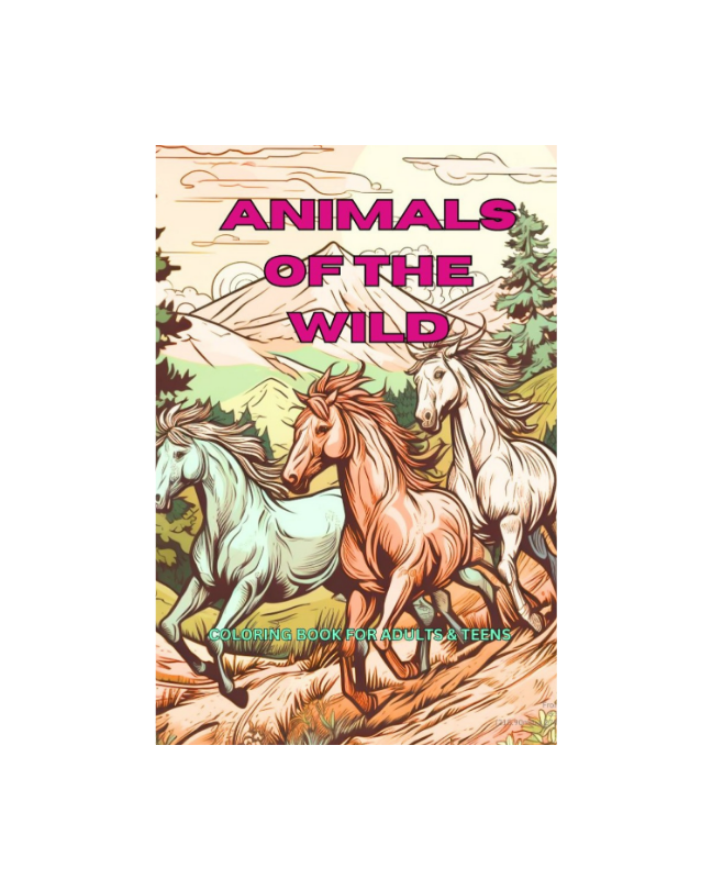 Wild Animal Coloring Book
