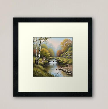 Silent Truce by the stream.